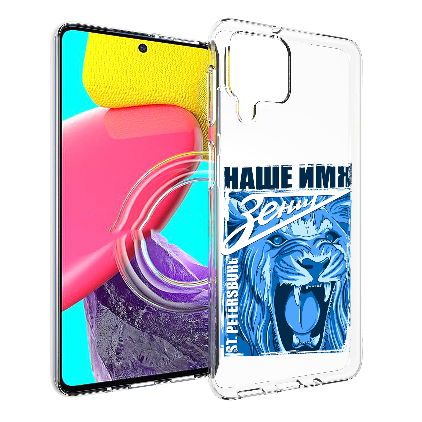 

Чехол MyPads ФК наше имя зенит для Samsung Galaxy M53 (SM-M536), Прозрачный, Tocco