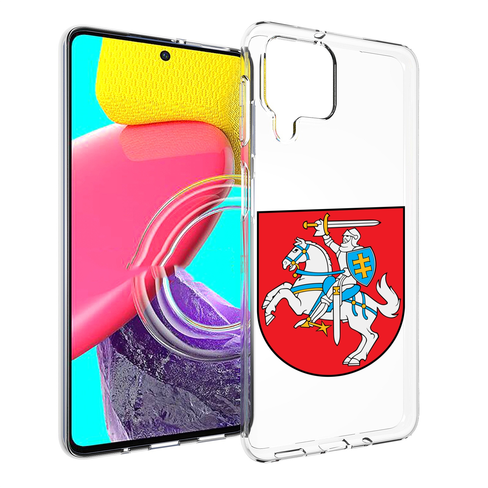 

Чехол MyPads герб-литва для Samsung Galaxy M53 (SM-M536), Прозрачный, Tocco
