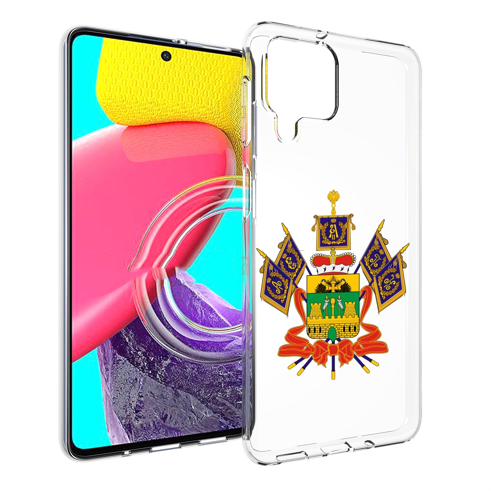 

Чехол MyPads герб-краснодарскии-краи для Samsung Galaxy M53 (SM-M536), Прозрачный, Tocco
