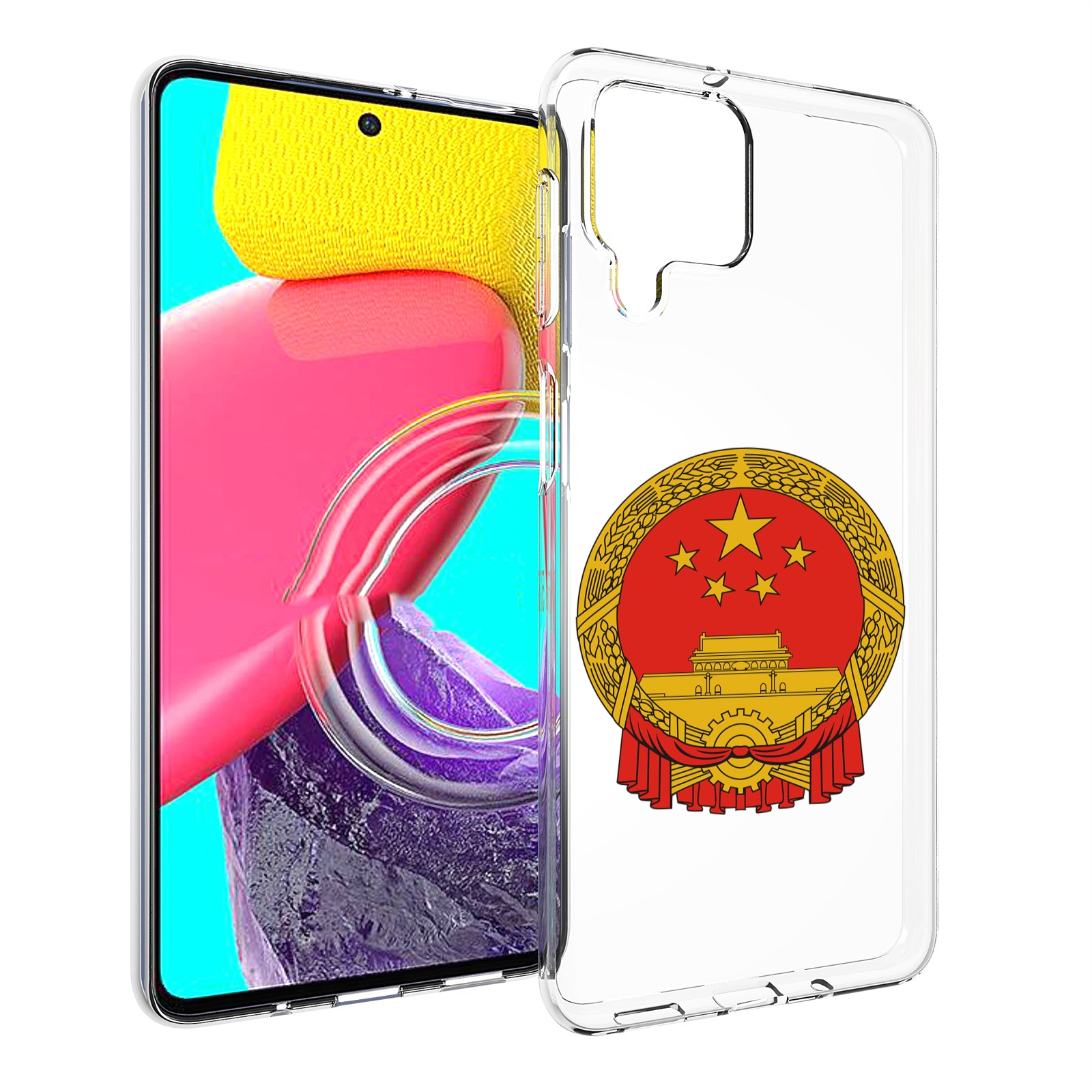 

Чехол MyPads герб-китаи для Samsung Galaxy M53 (SM-M536), Прозрачный, Tocco