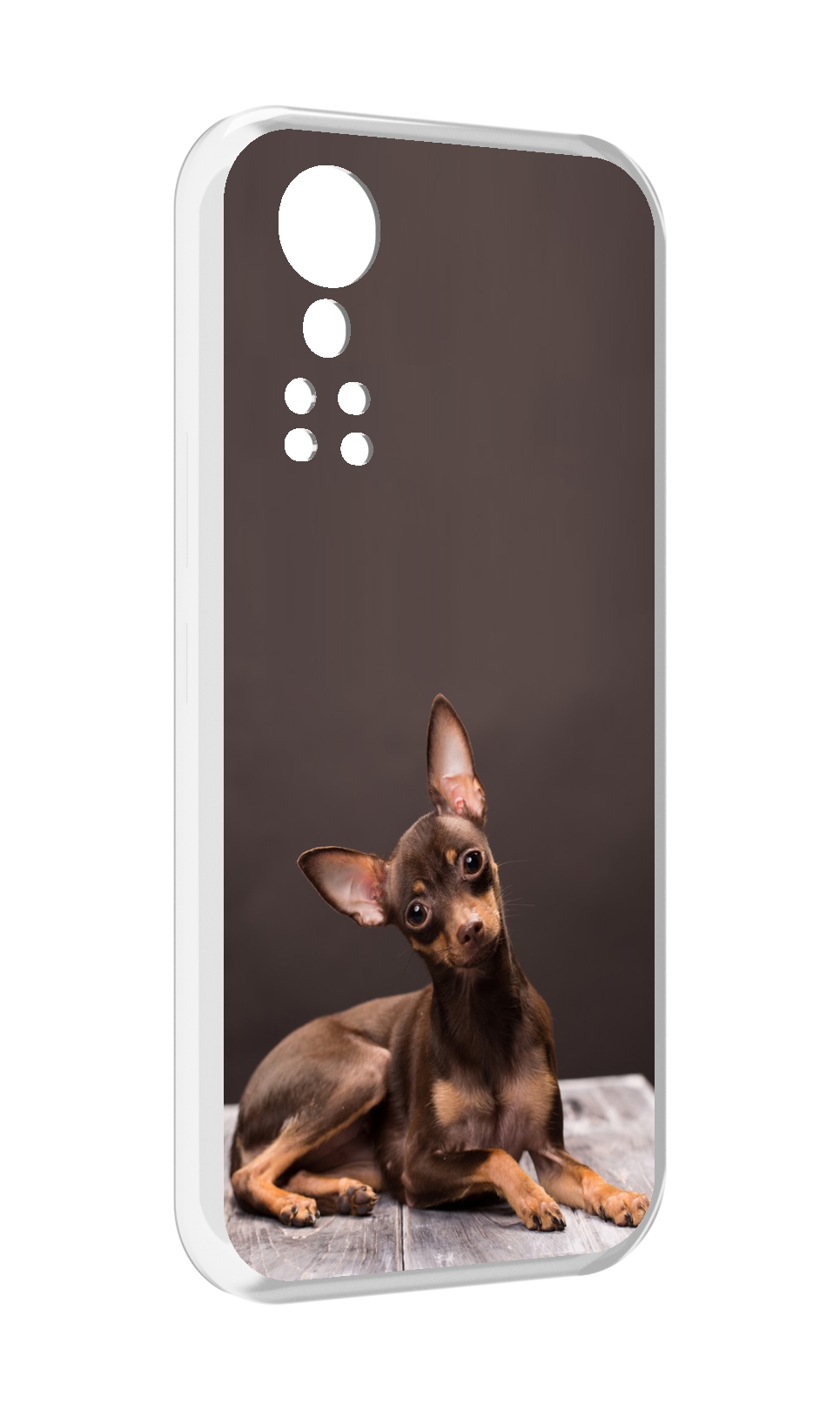 

Чехол MyPads тои терьер для ZTE Axon 30 5G / Axon 30S, Прозрачный, Tocco