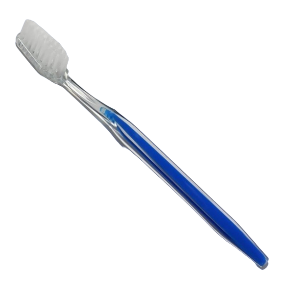 Зубная щетка 17,5 см прозрачный/синий офсетная печать прозрачный занавес пряжа тюль окно экран вуаль панель синий