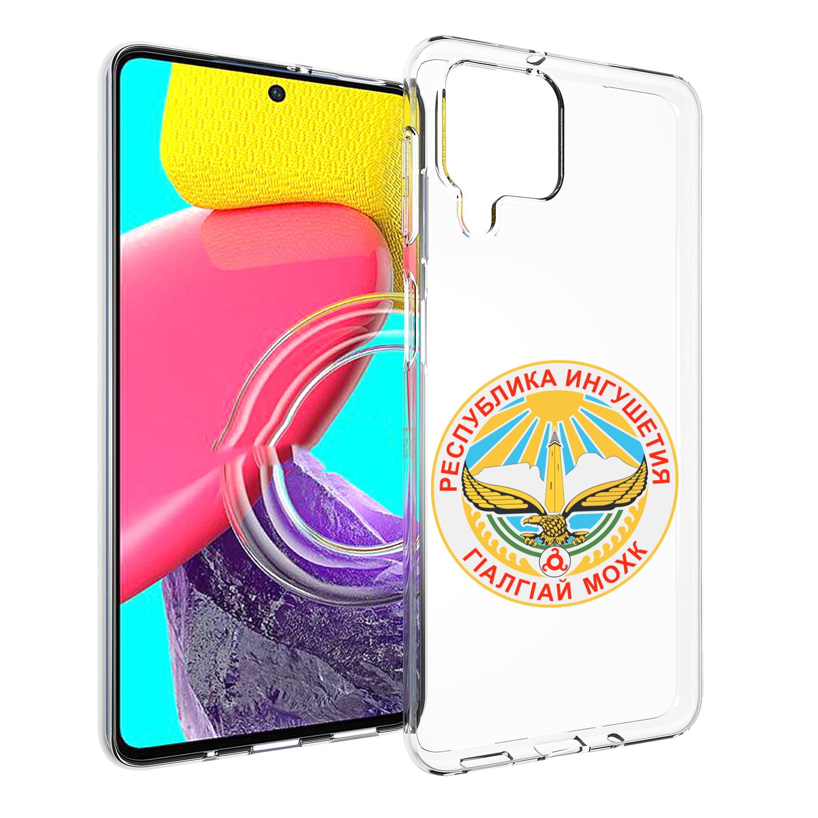 

Чехол MyPads герб-ингушетия-магас для Samsung Galaxy M53 (SM-M536), Прозрачный, Tocco