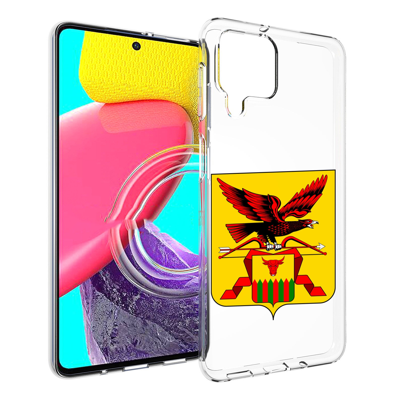 

Чехол MyPads герб-забаикальскии-краи для Samsung Galaxy M53 (SM-M536), Прозрачный, Tocco