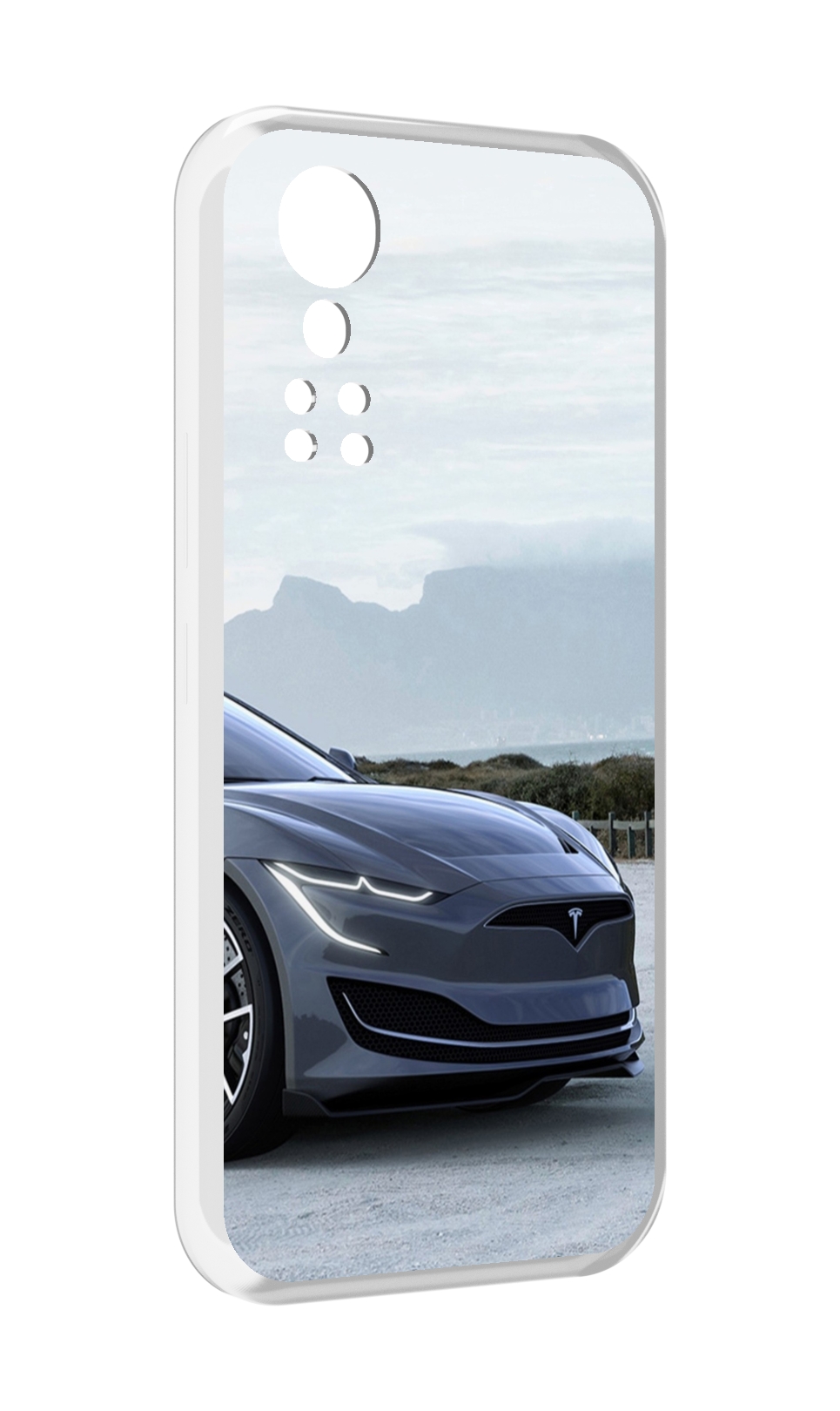 

Чехол MyPads тесла tesla 2 мужской для ZTE Axon 30 5G / Axon 30S, Прозрачный, Tocco
