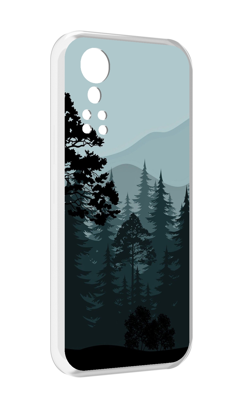 

Чехол MyPads темный лесочек для ZTE Axon 30 5G / Axon 30S, Прозрачный, Tocco