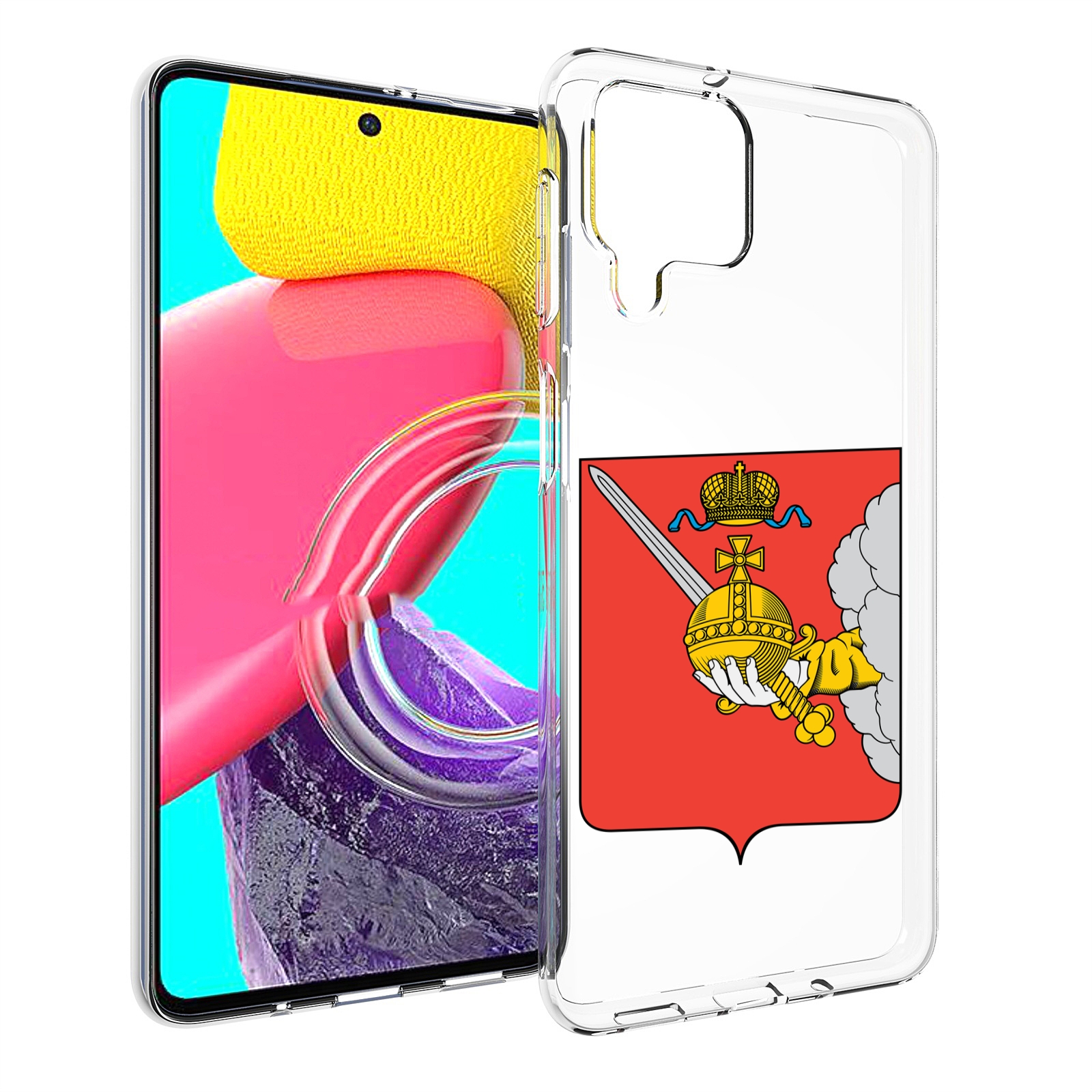 

Чехол MyPads герб-вологодскои-области для Samsung Galaxy M53 (SM-M536), Прозрачный, Tocco