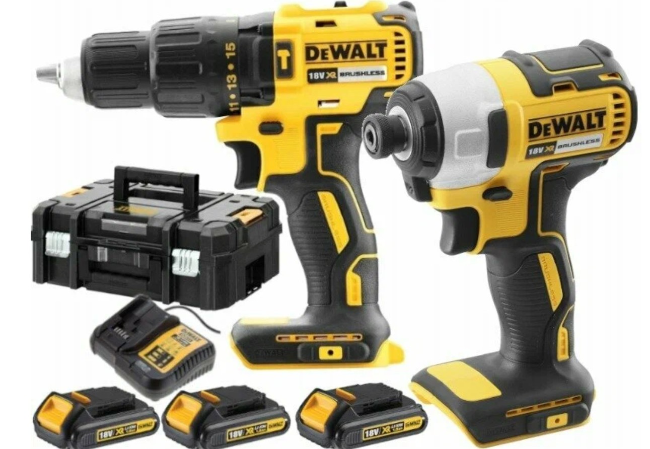 Набор инструментов DeWalt DCK2060S3T (дрель шуруповерт DCD778 + ударный шуруповерт DCF787)