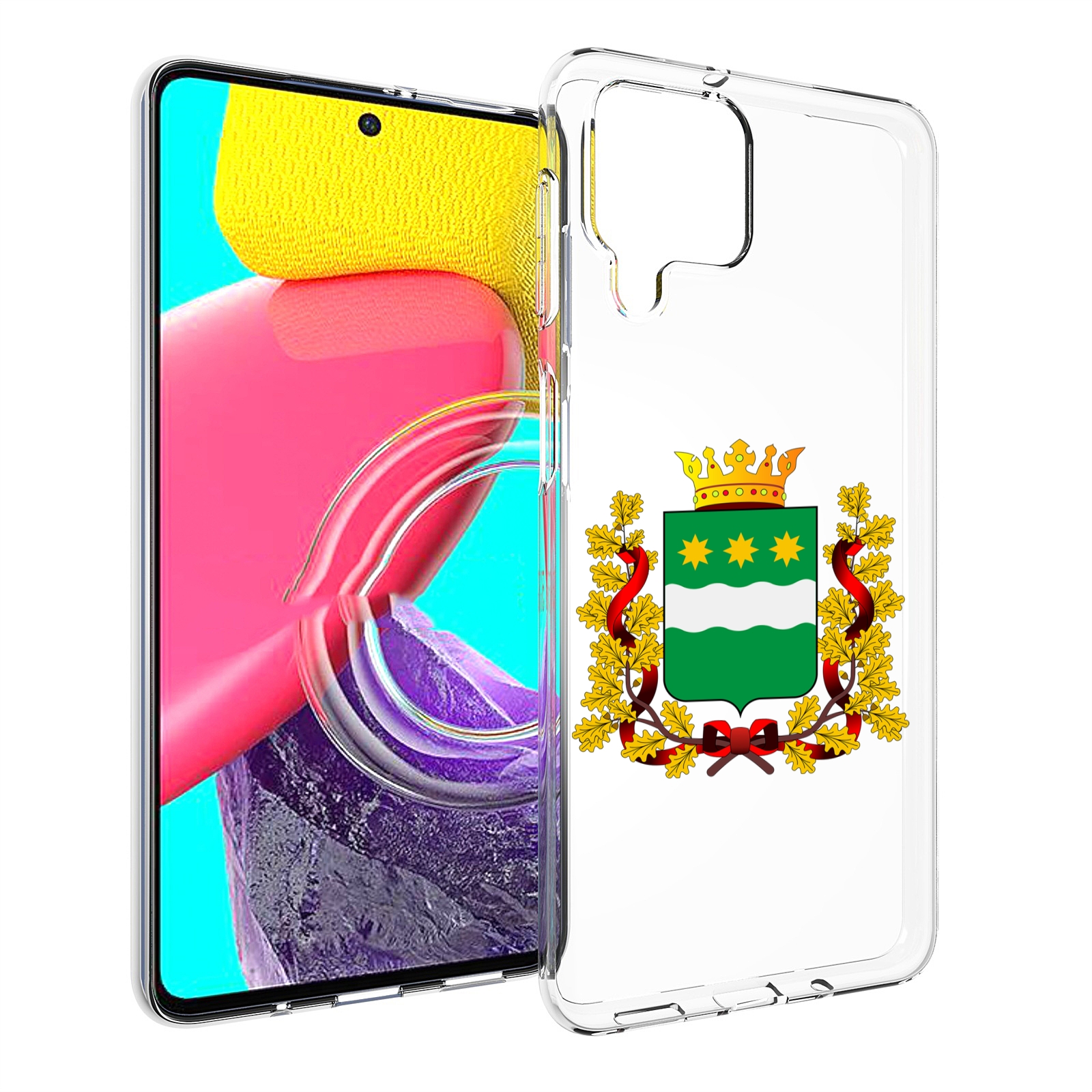 

Чехол MyPads герб-амурскои-области для Samsung Galaxy M53 (SM-M536), Прозрачный, Tocco