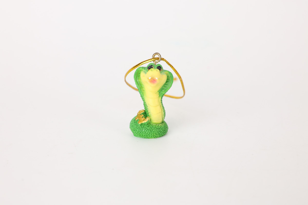 Фигурка подвесная Символ Года 2025 Змея, 3,5 см, KR91-4-3