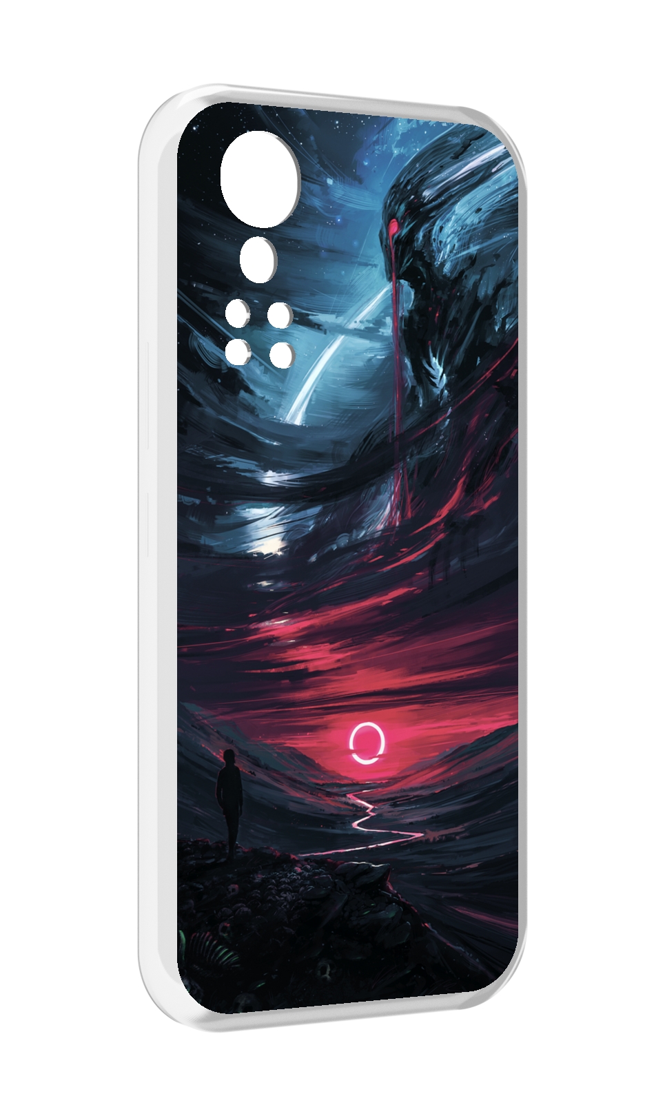 

Чехол MyPads страшный мир для ZTE Axon 30 5G / Axon 30S, Прозрачный, Tocco
