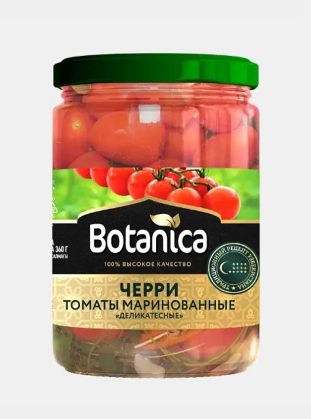 Томаты Botanica Деликатесные черри маринованные 8x720 мл 970₽