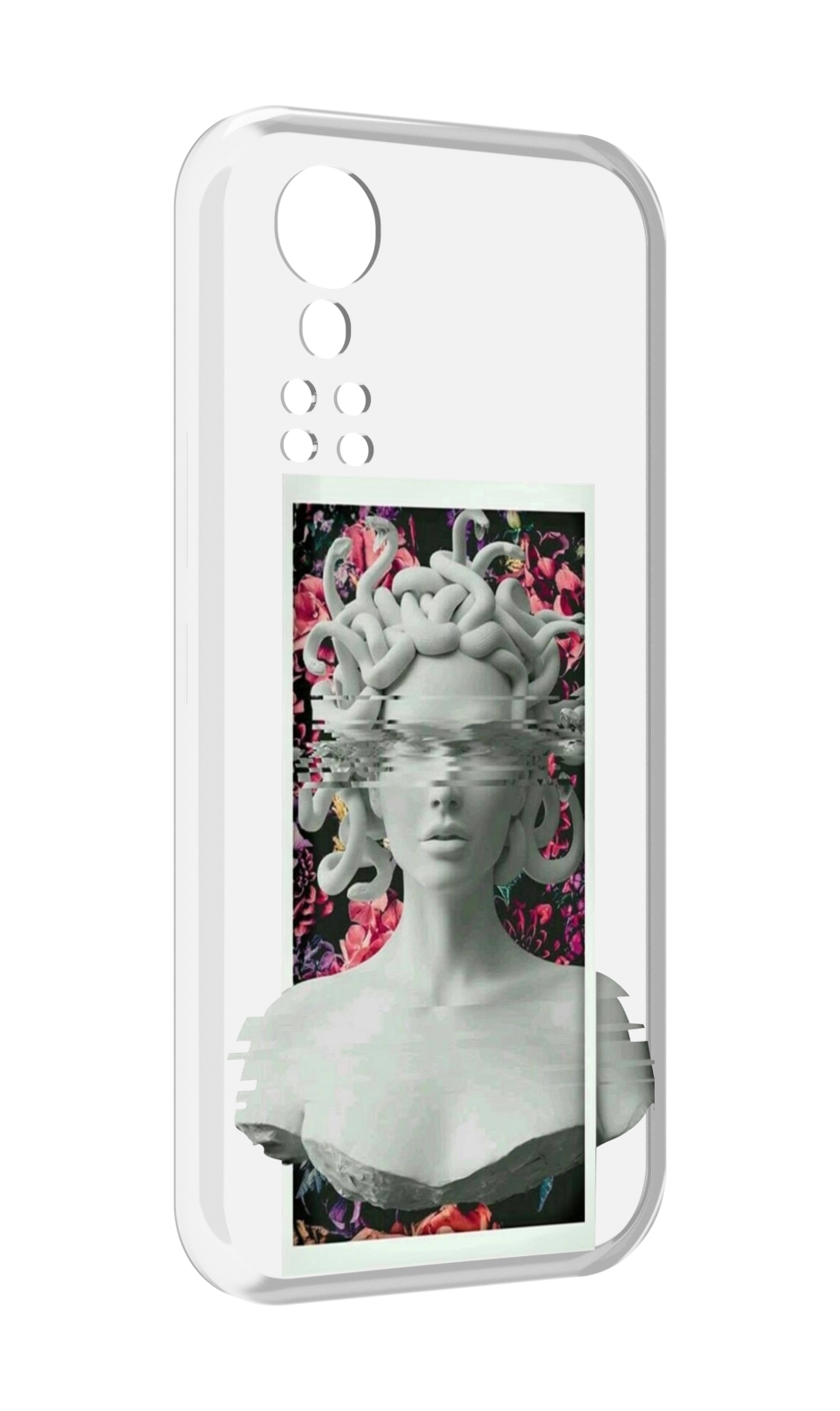 

Чехол MyPads статуя-медузы для ZTE Axon 30 5G / Axon 30S, Прозрачный, Tocco