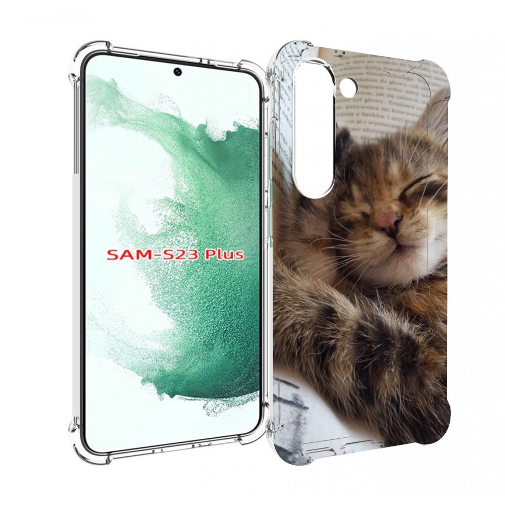 

Чехол MyPads Спящий-котенок для Samsung Galaxy S23 Plus +, Прозрачный, Tocco