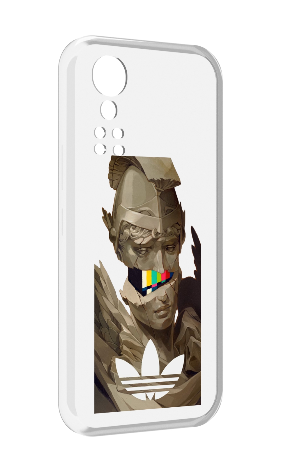

Чехол MyPads статуя-адидас для ZTE Axon 30 5G / Axon 30S, Прозрачный, Tocco