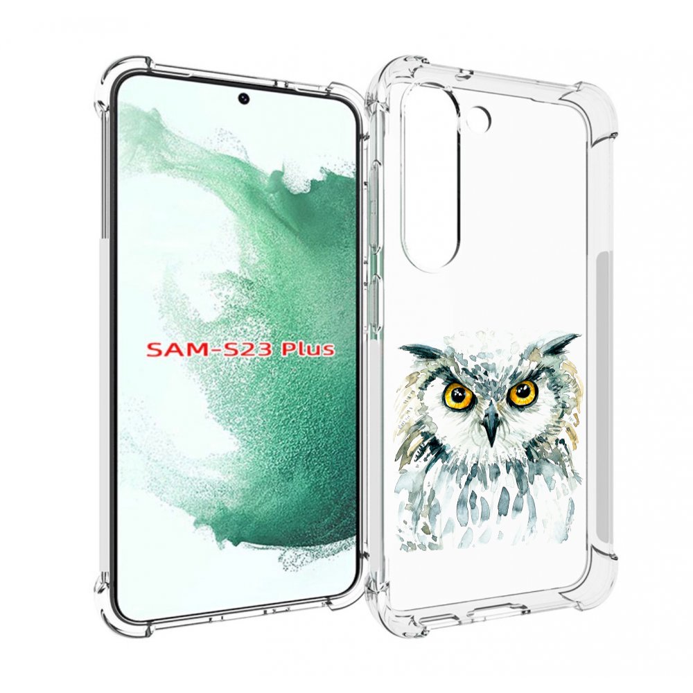 

Чехол MyPads Серьезная сова для Samsung Galaxy S23 Plus +, Прозрачный, Tocco