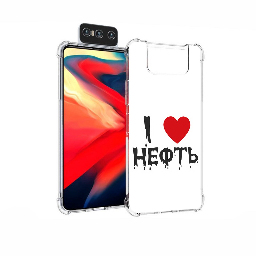 

Чехол MyPads Tocco для Asus Zenfone 7 (ZS670KS) нефть, Прозрачный, Tocco