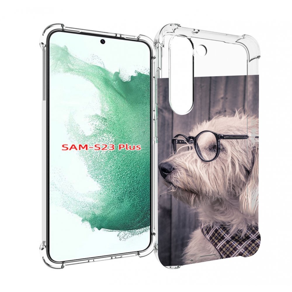 

Чехол MyPads Собака-в-очках для Samsung Galaxy S23 Plus +, Прозрачный, Tocco