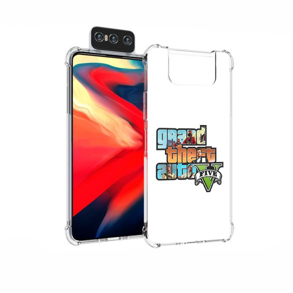 

Чехол MyPads Tocco для Asus Zenfone 7 (ZS670KS) ГТА, Прозрачный, Tocco