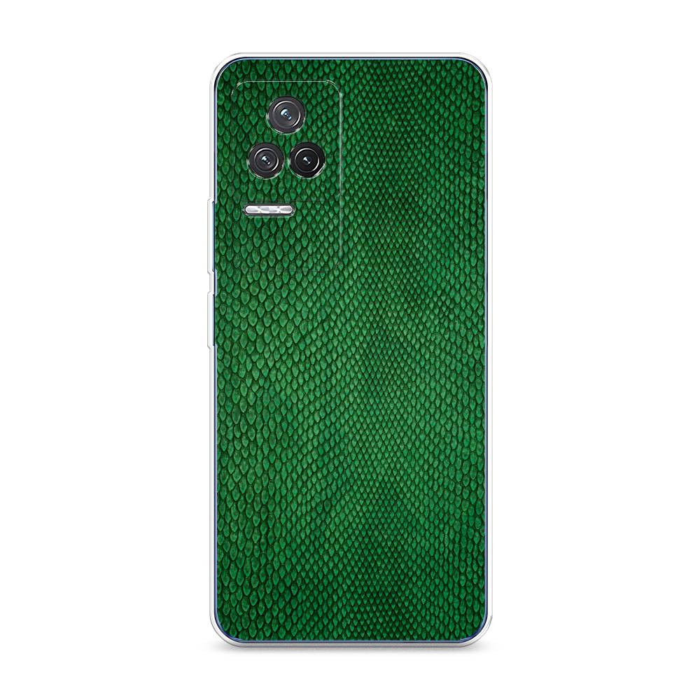 

Чехол Awog на Xiaomi Redmi K50 "Изумрудная змея", Разноцветный, 312250-3