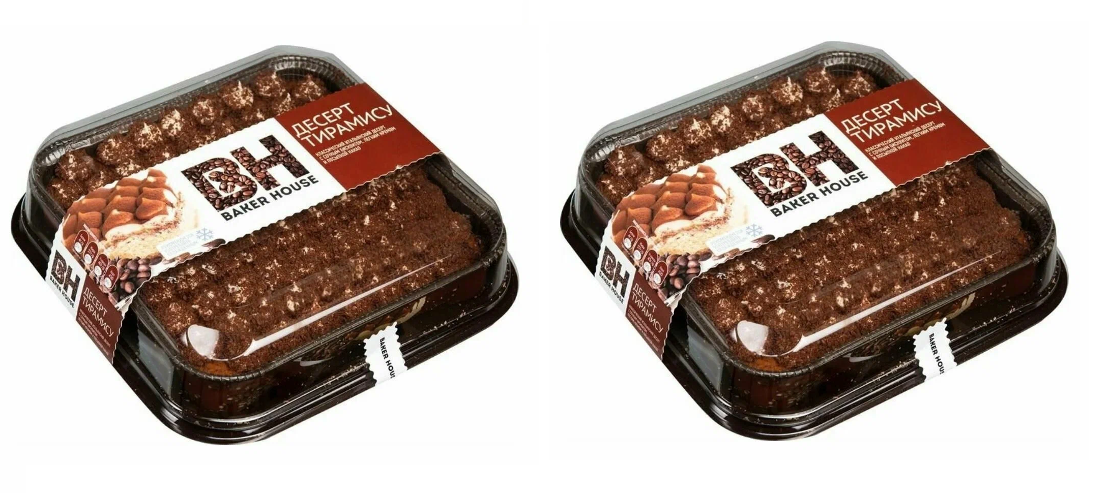 

Торт Baker House Тирамису, 500 г х 2 шт