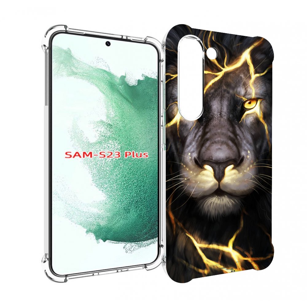 

Чехол MyPads Светящийся-лев мужской для Samsung Galaxy S23 Plus +, Прозрачный, Tocco