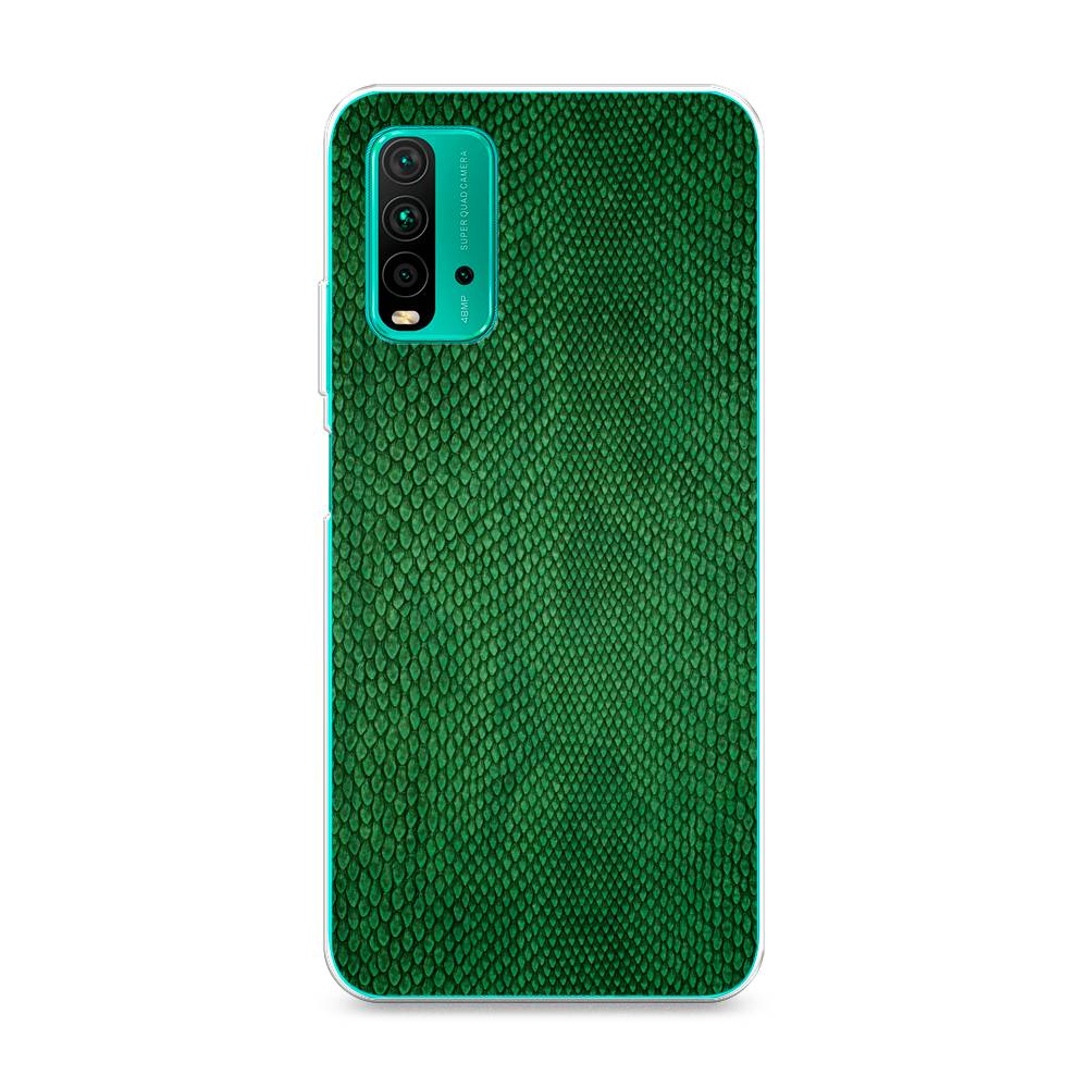 

Чехол Awog на Xiaomi Redmi 9T "Изумрудная змея", Разноцветный, 39850-3