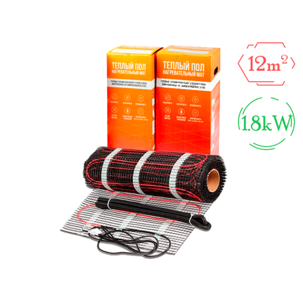 фото Комплект теплого пола (мат) stich hm-1800w / 12 м?