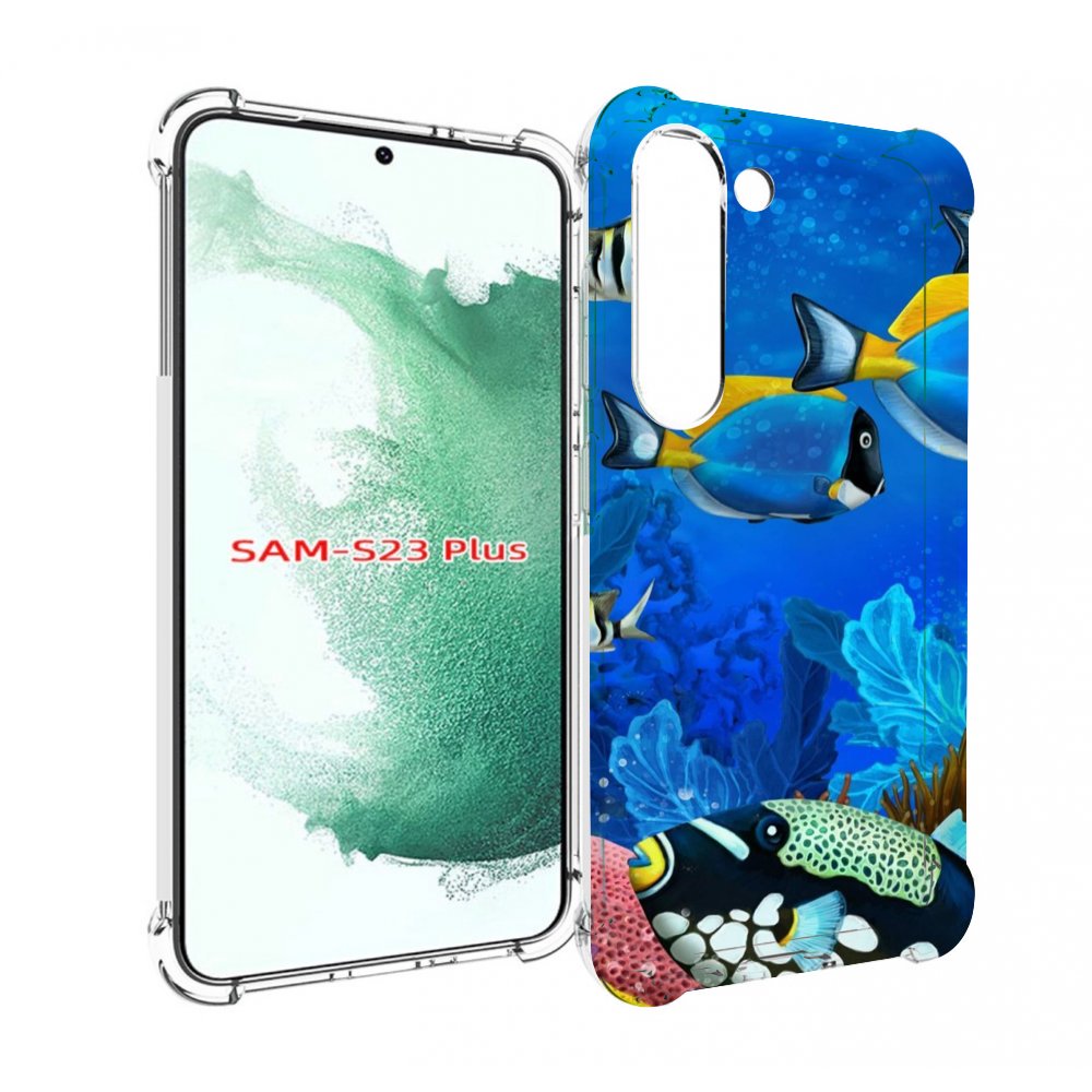 

Чехол MyPads Рыбки для Samsung Galaxy S23 Plus +, Прозрачный, Tocco