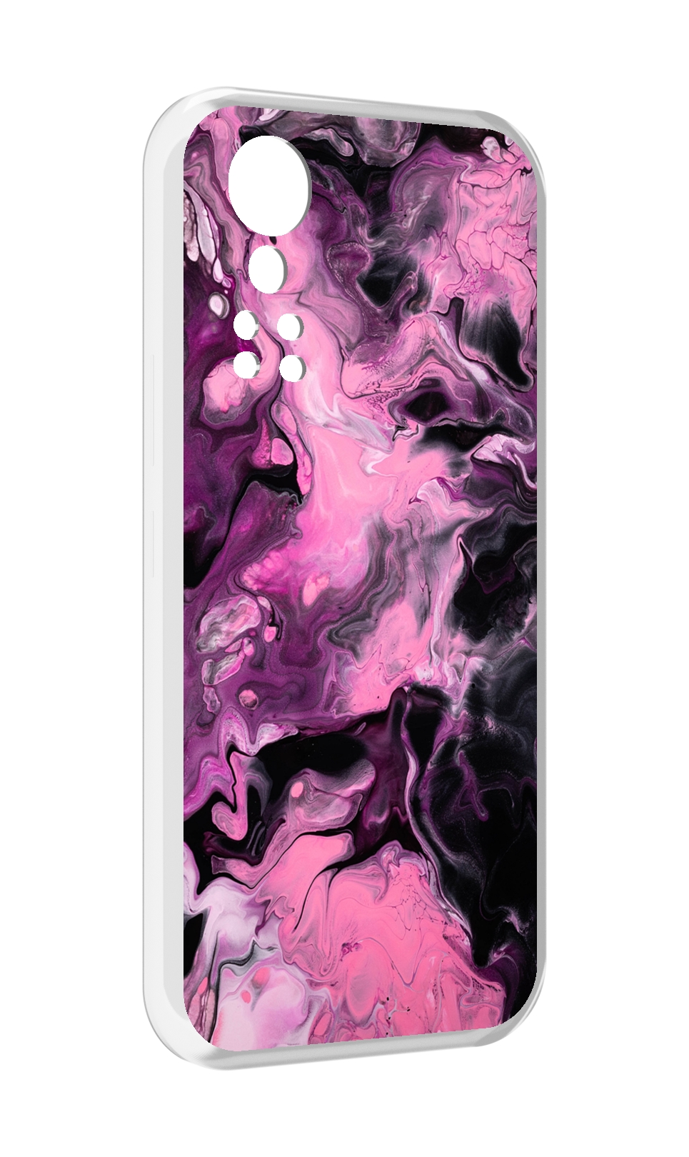 

Чехол MyPads смешивание-фиолетового для ZTE Axon 30 5G / Axon 30S, Прозрачный, Tocco