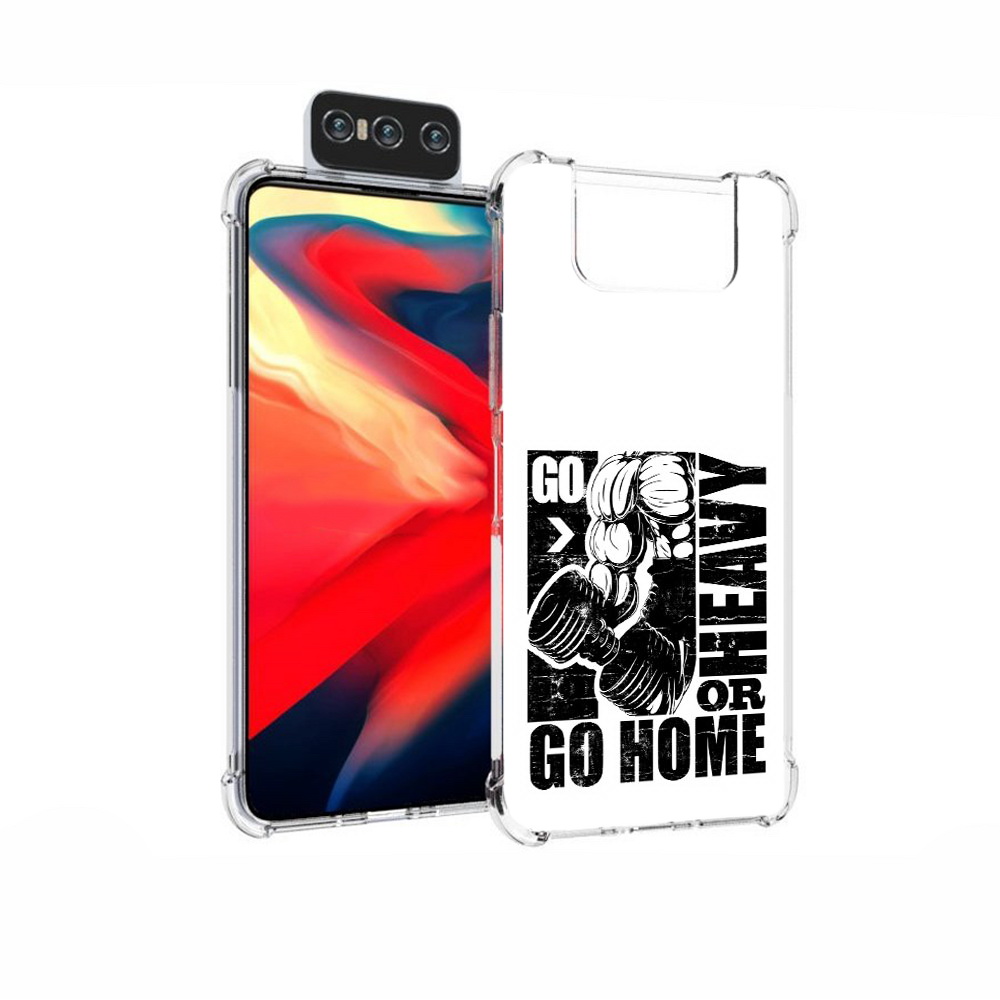 

Чехол MyPads Tocco для Asus Zenfone 7 (ZS670KS) накаченные руки, Прозрачный, Tocco