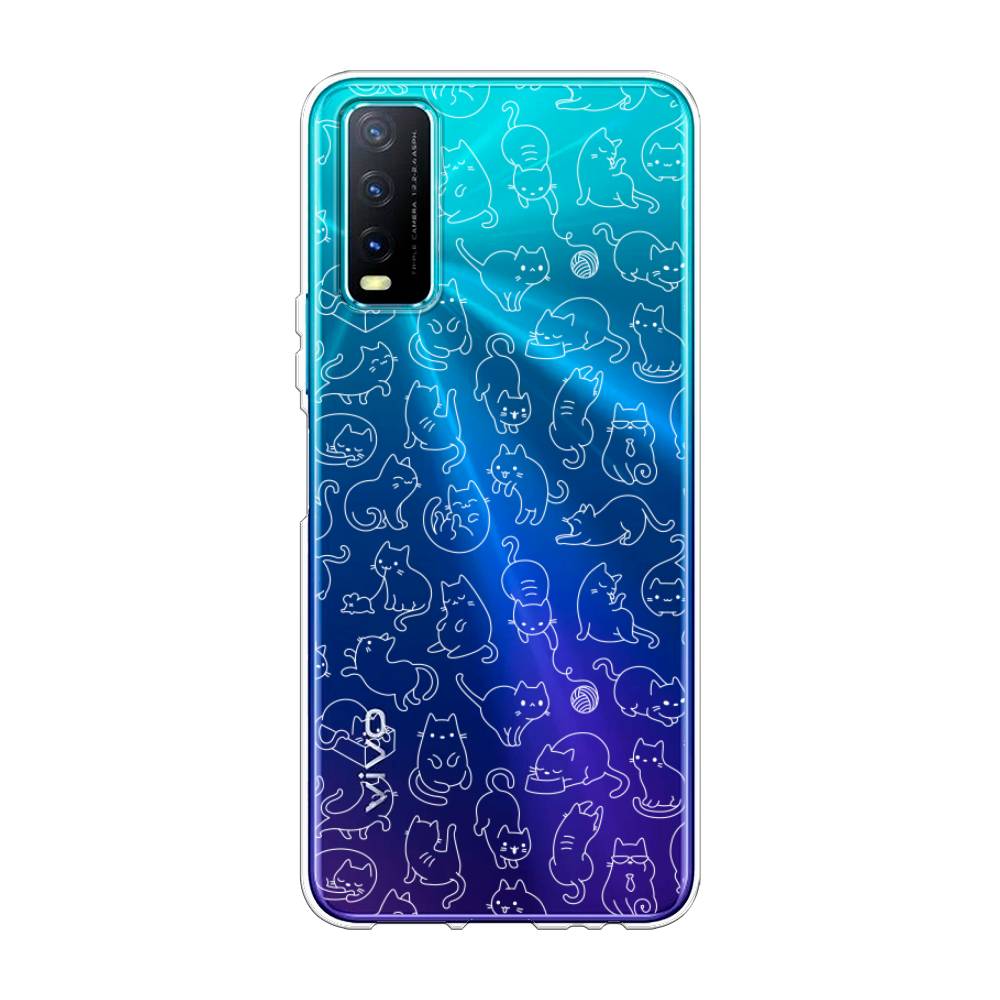 

Чехол Awog на Vivo Y20 "Шкодливые котики", Разноцветный, 263650-2