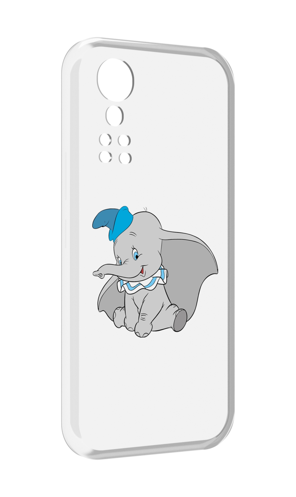 

Чехол MyPads слоненок-с-большими-ушками для ZTE Axon 30 5G / Axon 30S, Прозрачный, Tocco