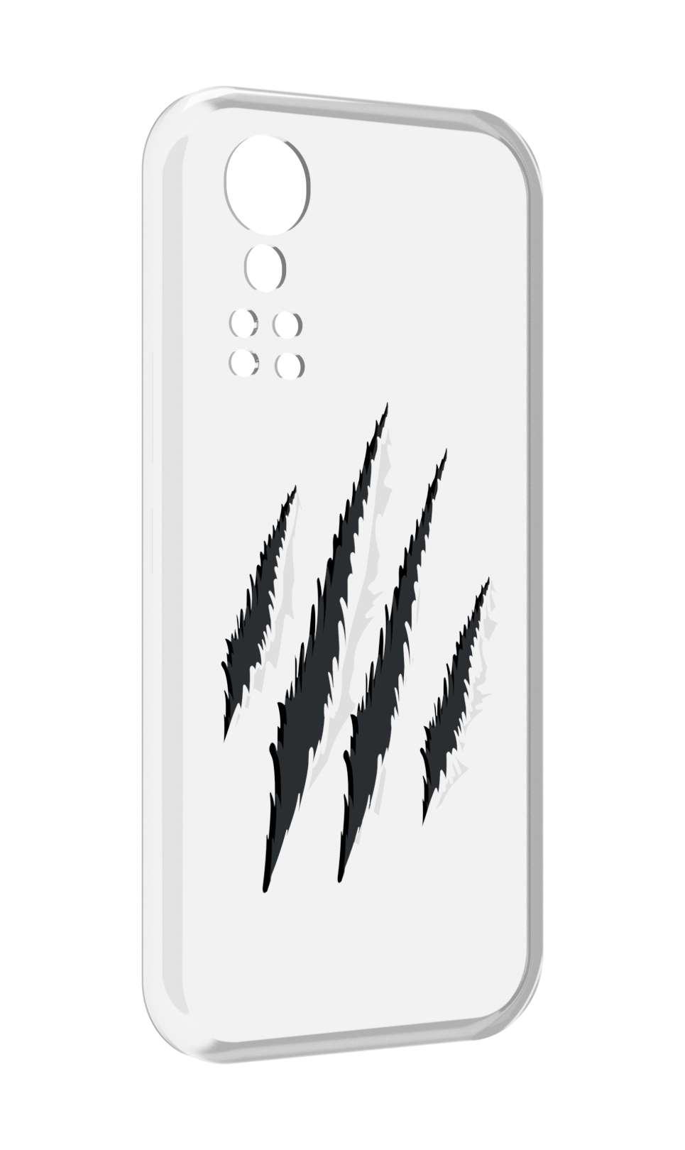 

Чехол MyPads след-когтей для ZTE Axon 30 5G / Axon 30S, Прозрачный, Tocco
