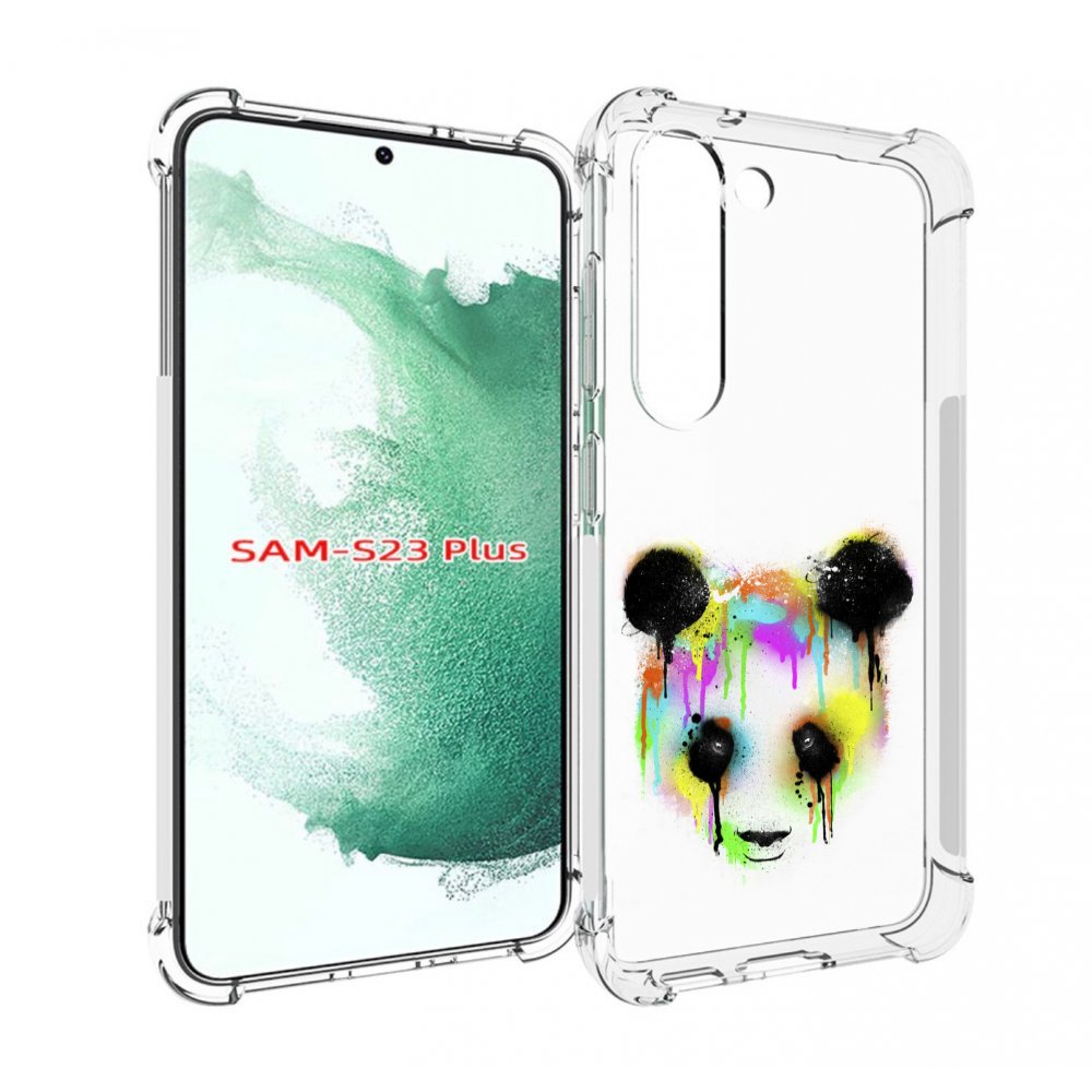 

Чехол MyPads Радужная панда для Samsung Galaxy S23 Plus +, Прозрачный, Tocco