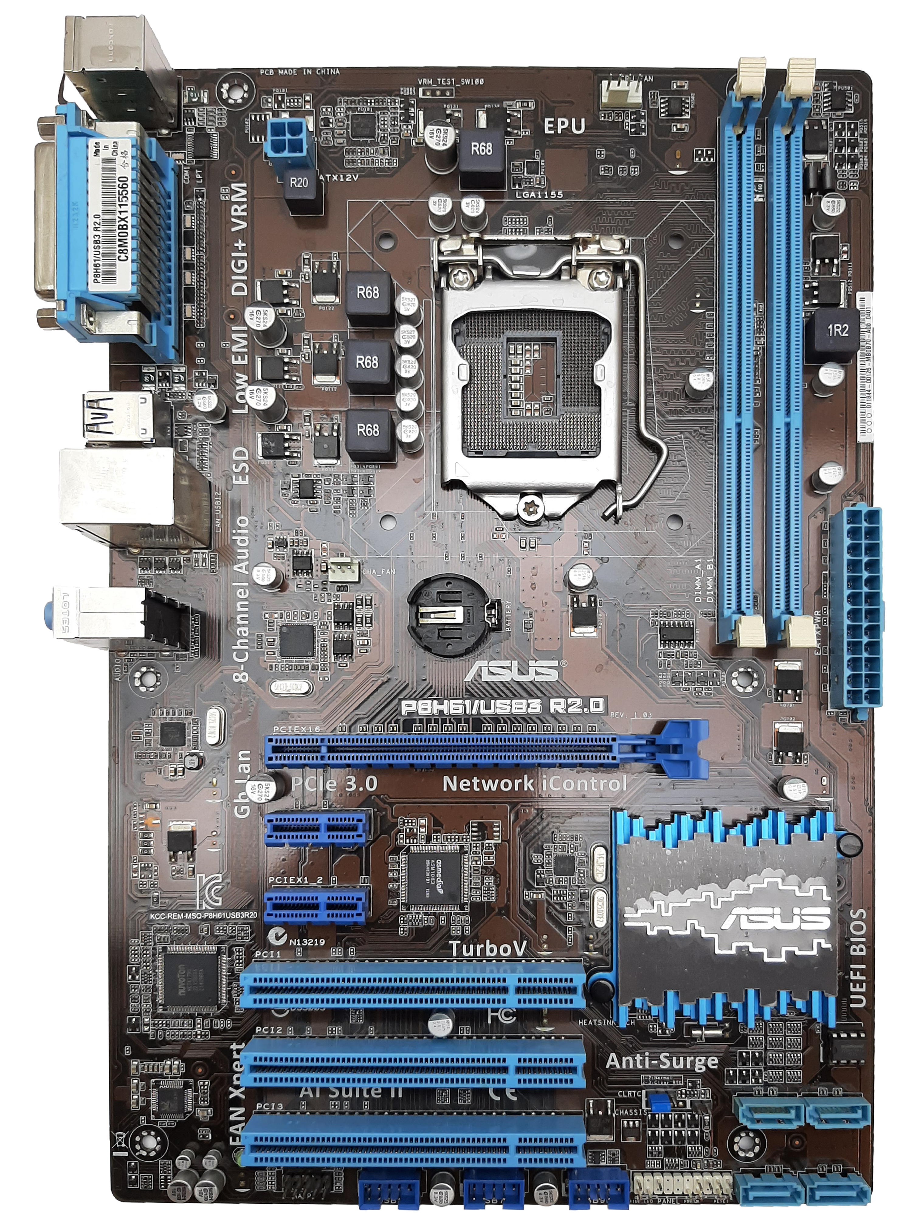 

Материнская плата ASUS P8H61/USB3 R2.0 (N110424071414z1), P8H61/USB3 R2.0