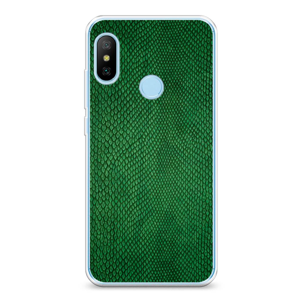 

Чехол Awog на Xiaomi Redmi 6 Pro/6 Plus/Mi A2 Lite "Изумрудная змея", Разноцветный, 33950-3