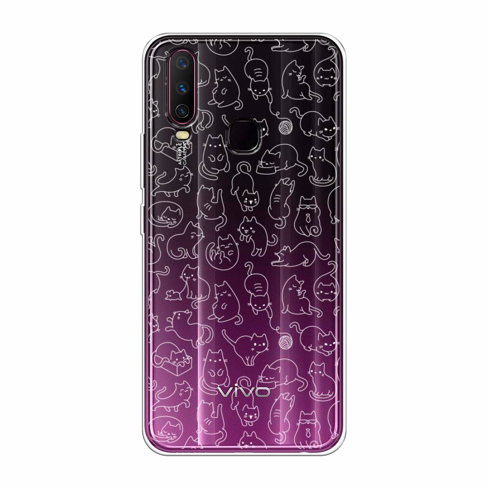 

Чехол Awog на Vivo Y17/Y12 "Шкодливые котики", Разноцветный, 261750-2