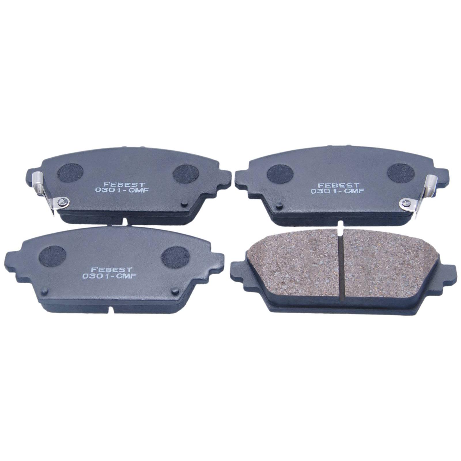 

Колодки тормозные передние для автомобилей HONDA, NISSAN 0301-CMF FEBEST