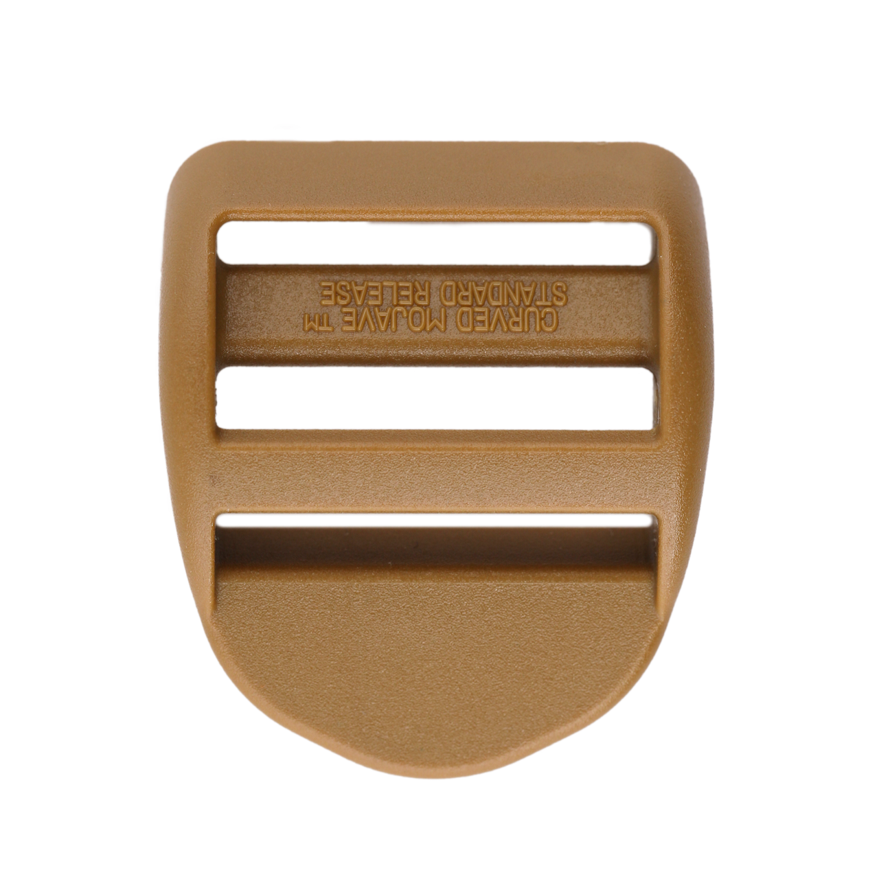 Пряжка регулировочная трехщелевая 25 мм цв. coyote brown коричневый койот