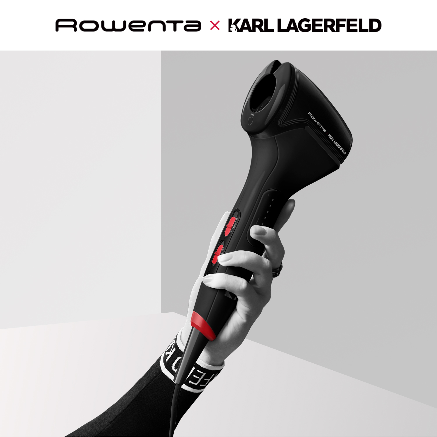 Мультистайлер Rowenta CF371LF0 красный, черный автоматический стайлер so curls karl lagerfeld cf371lf0