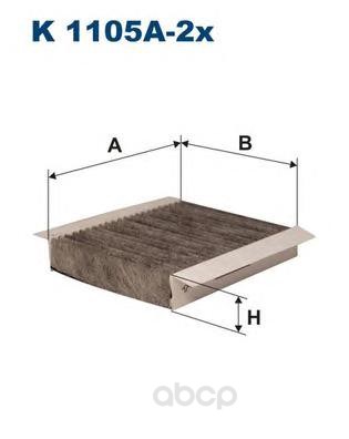 

Фильтр воздушный салона Filtron K1105A2X