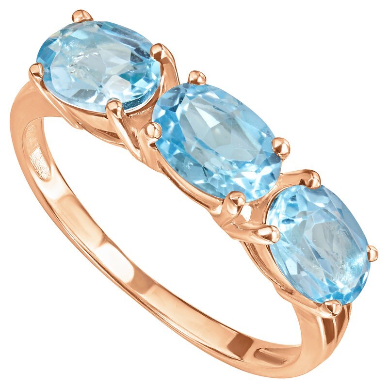 

Кольцо из серебра с топазом р., LAZURIT-ONLINE 847702, 847702