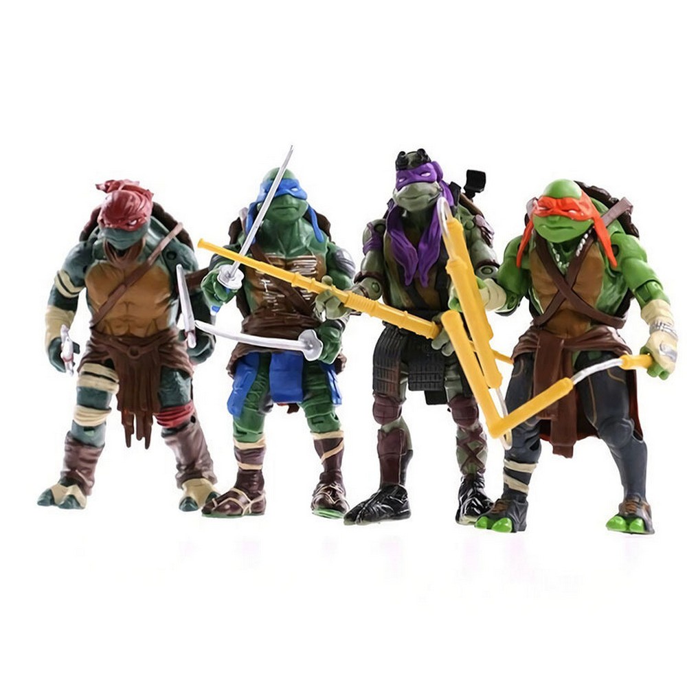 Фигурки StarFriend Черепашки ниндзя Микеланджело Донателло Леонардо Рафаэль TMNT 12 см