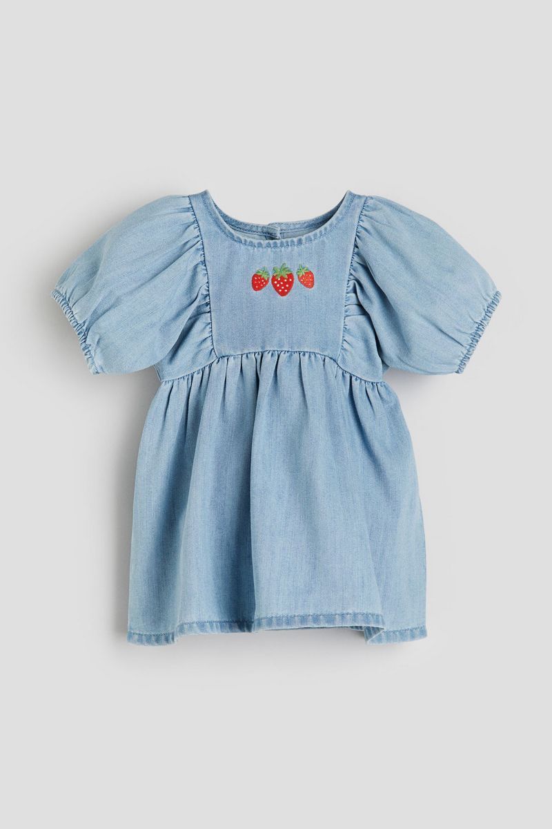 

Платье детское H&M 1199456, голубой, 86, 1199456