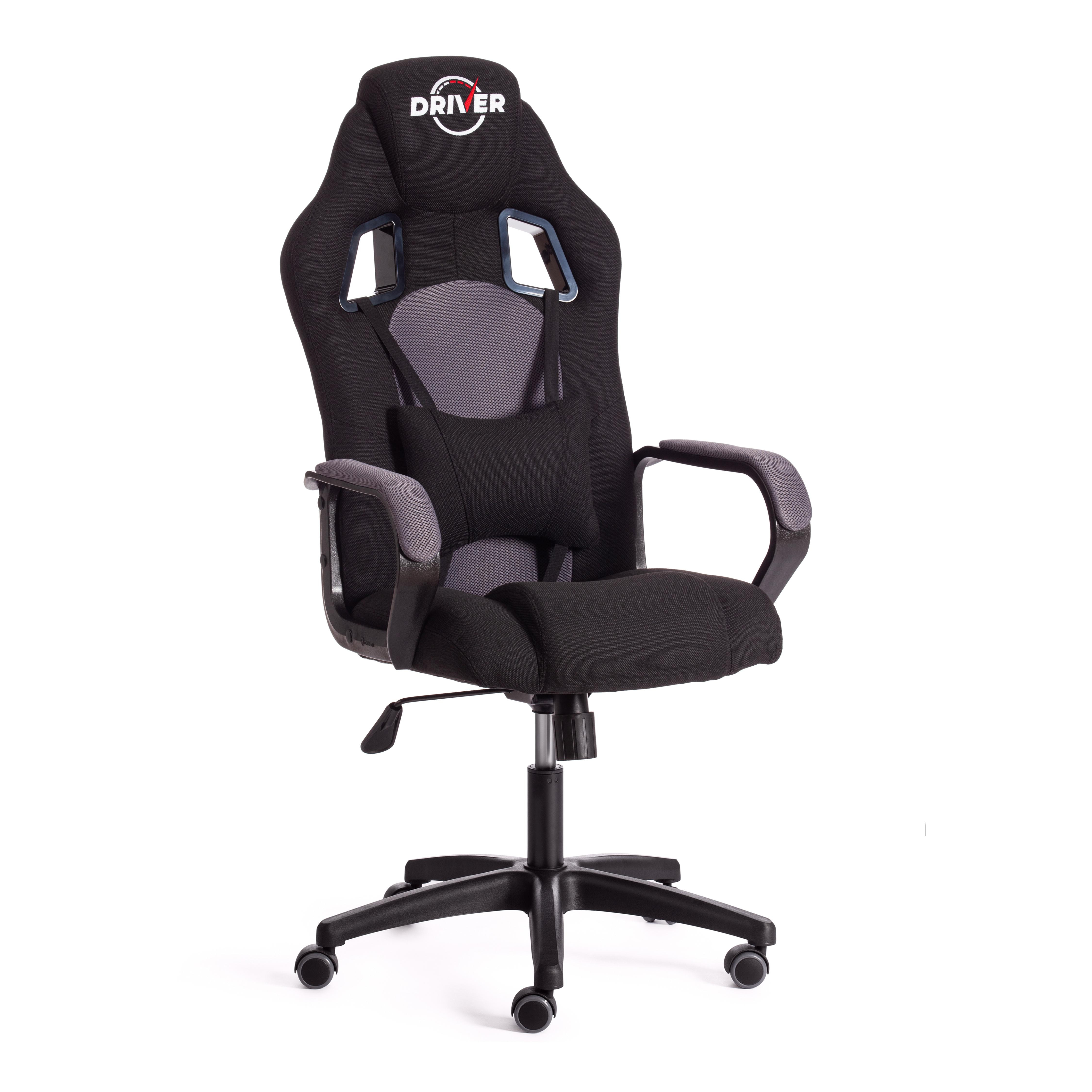 фото Кресло компьютерное игровое tetchair driver 22, ткань, черный, серый