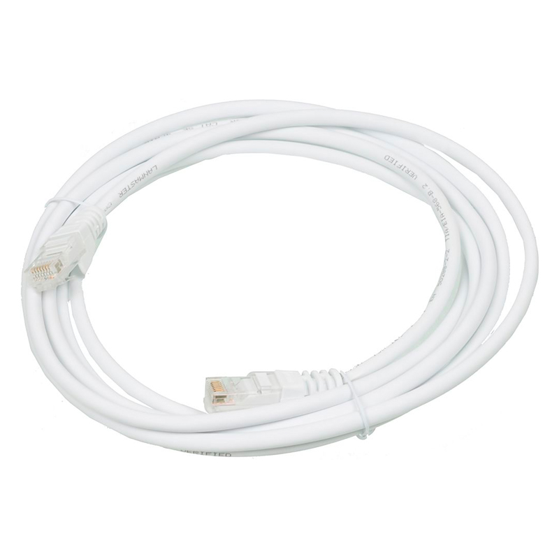 

Патч-корд NoBrand RJ45-RJ45 вилка-вилка 3м (LAN-PC45/U5E-3.0-WH), Белый
