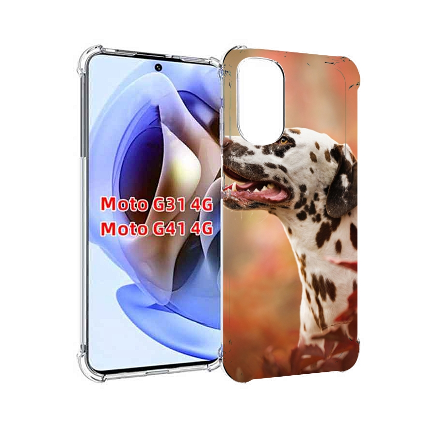 

Чехол MyPads далматин для Motorola Moto G31 4G / G41 4G, Прозрачный, Tocco