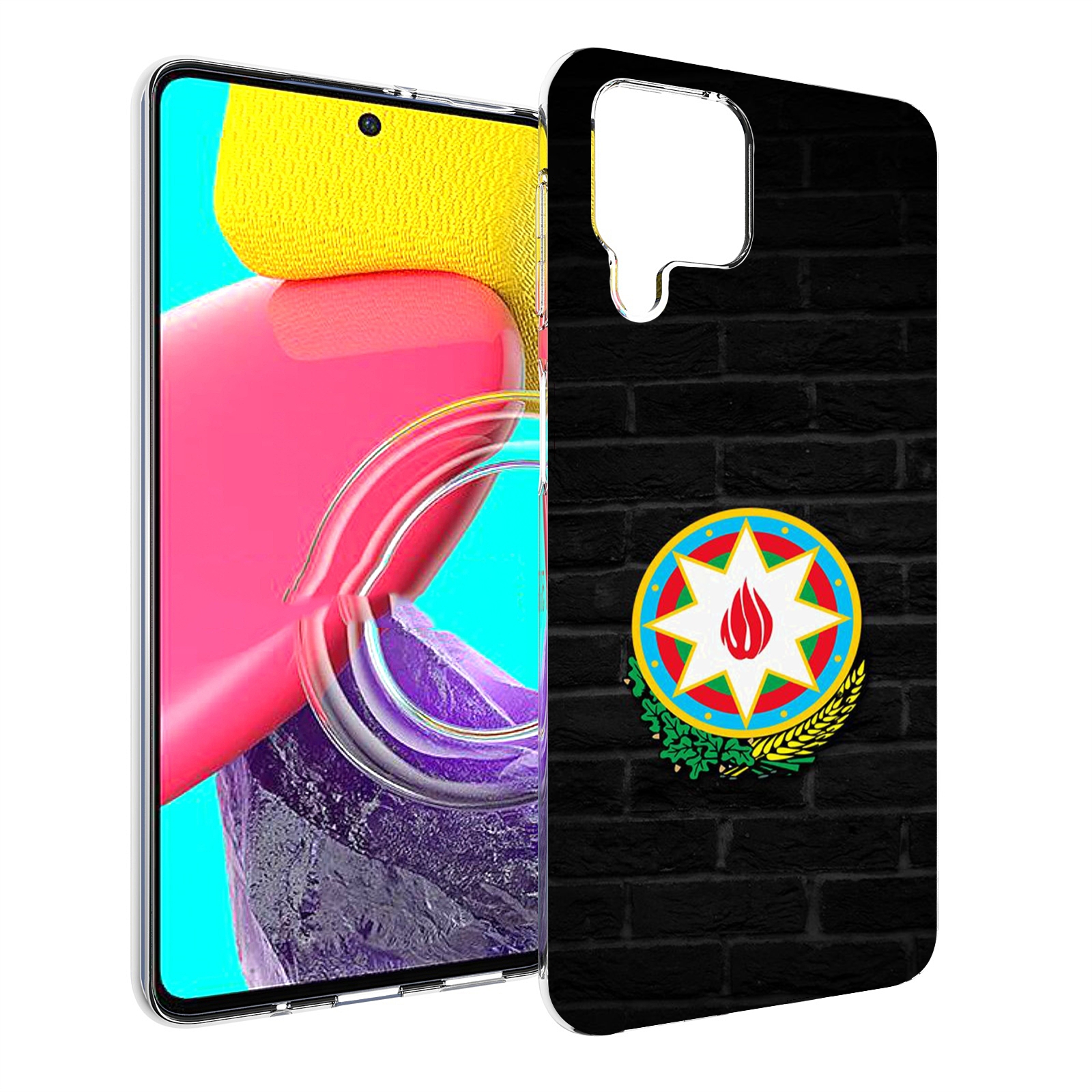 

Чехол MyPads герб азербаиджана для Samsung Galaxy M53 (SM-M536), Прозрачный, Tocco