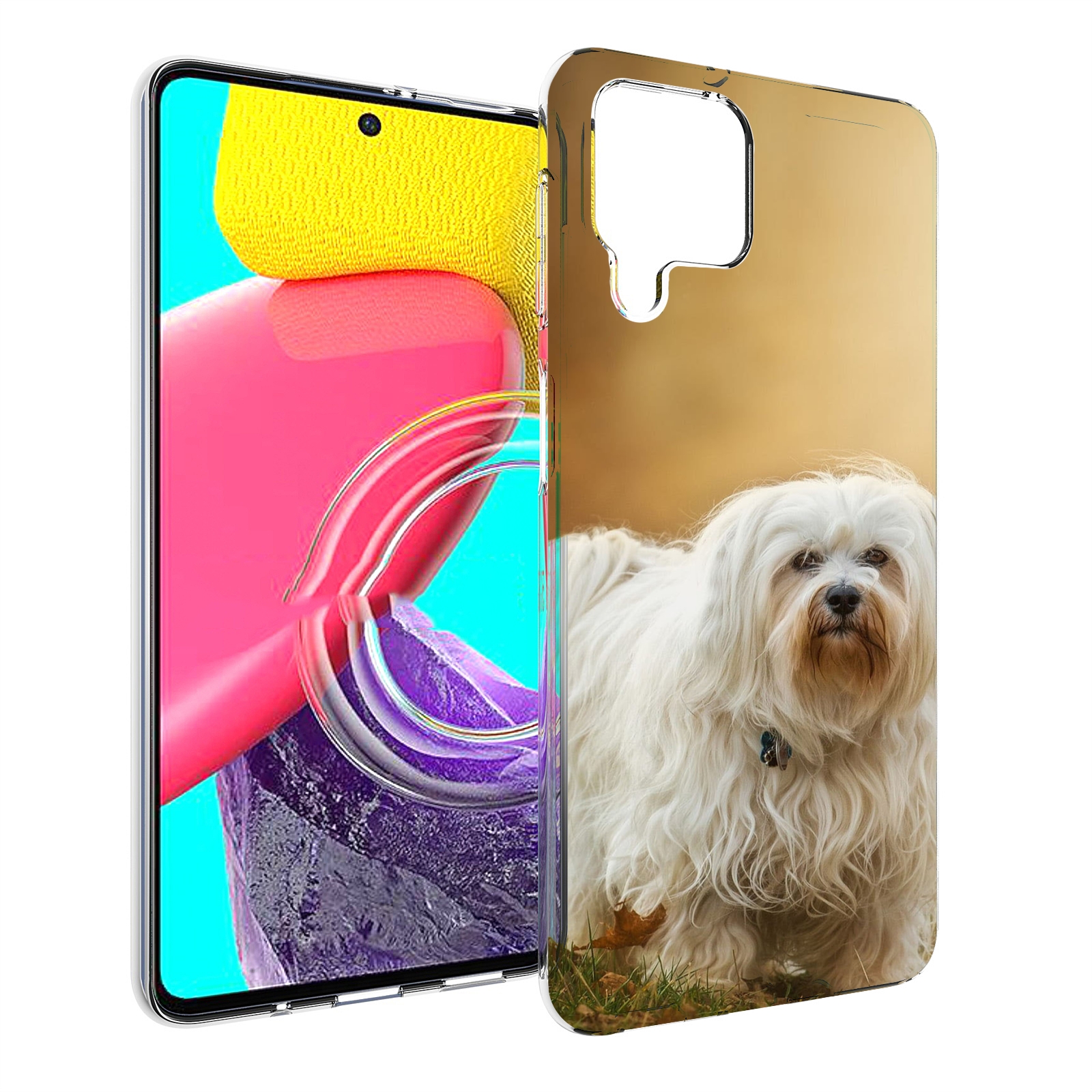 

Чехол MyPads гаванскии бишон для Samsung Galaxy M53 (SM-M536), Прозрачный, Tocco
